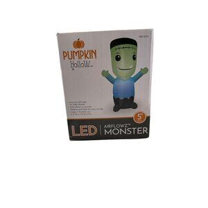 Pumpkin Hollow LED Monster Frankenstein Yard Inflatable